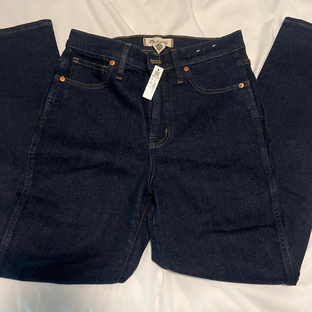 NWT Madewell Stovepipe Jeans size 27